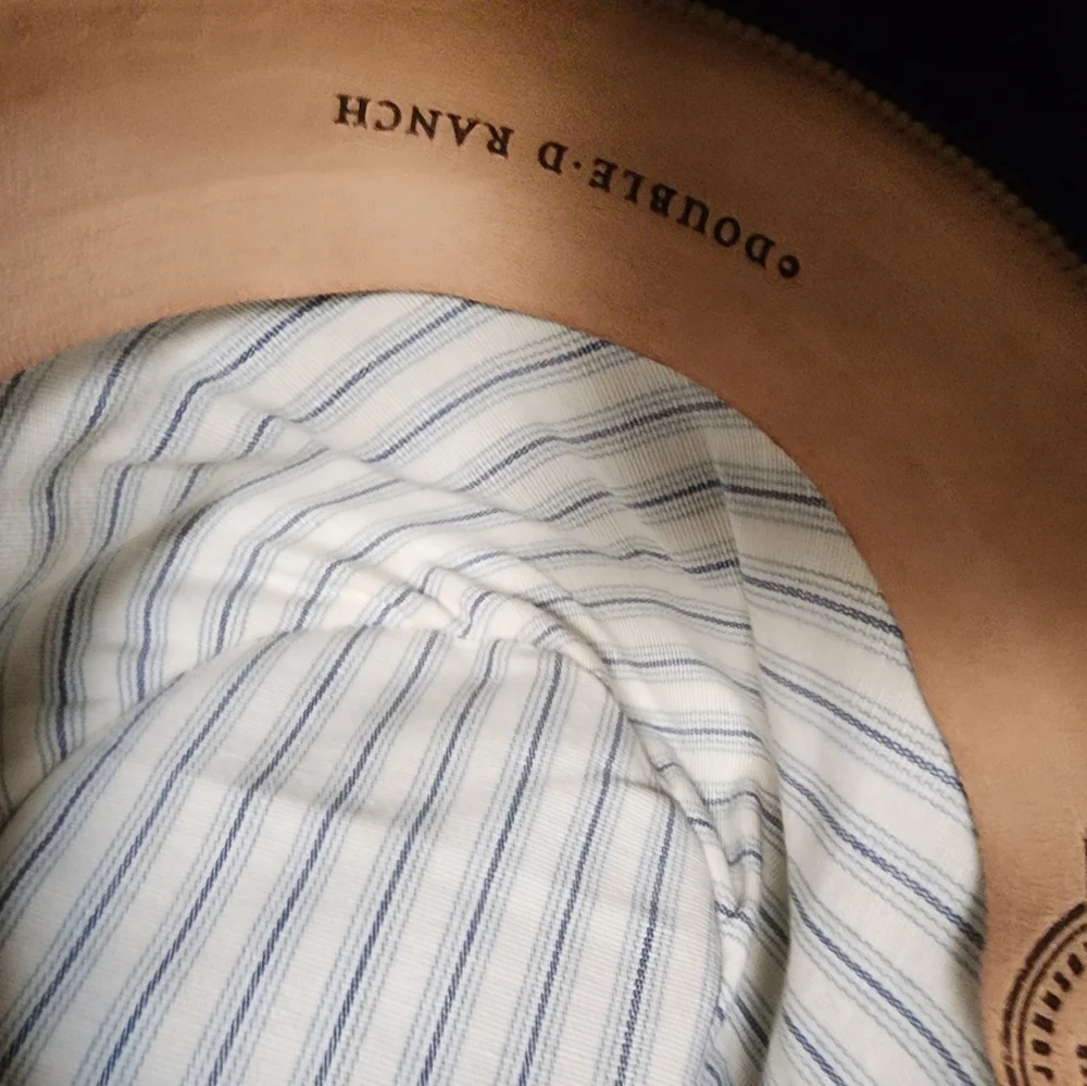 Double D Ranchwear Rare Thunderbeing Hat NIB MEDium rare Black - Picture 3 of 11